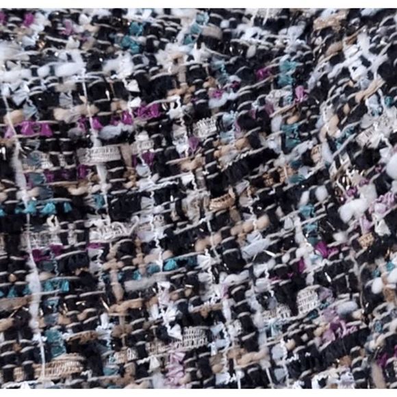 Ann Taylor Factory EUC Lined Multicolor Tweed Skirt Womens Size 12P - Picture 4 of 4